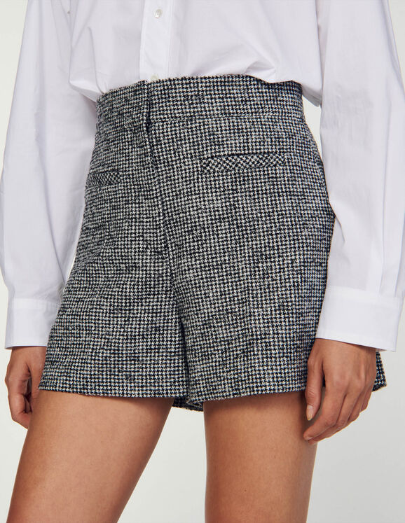 Houndstooth shorts
