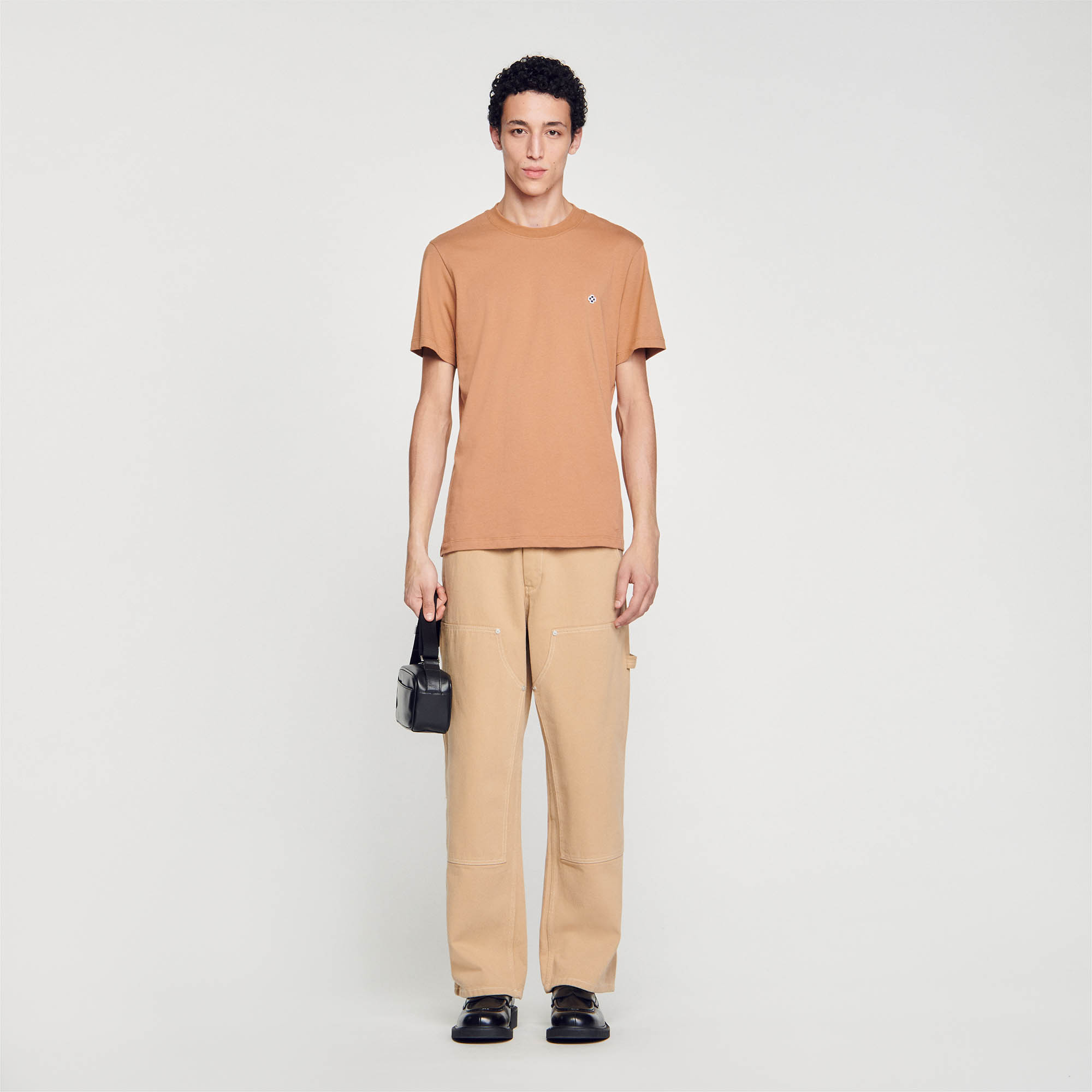 T-shirt with Square Cross patch