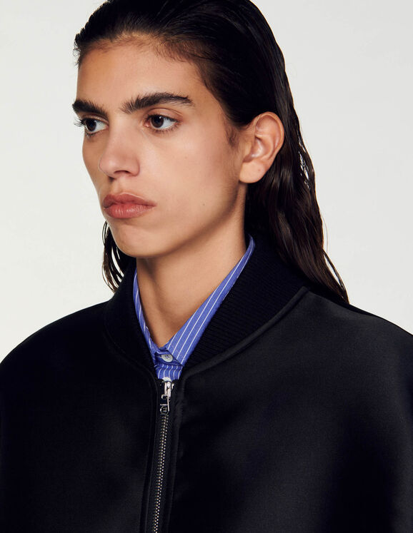 Oversized bomber jacket