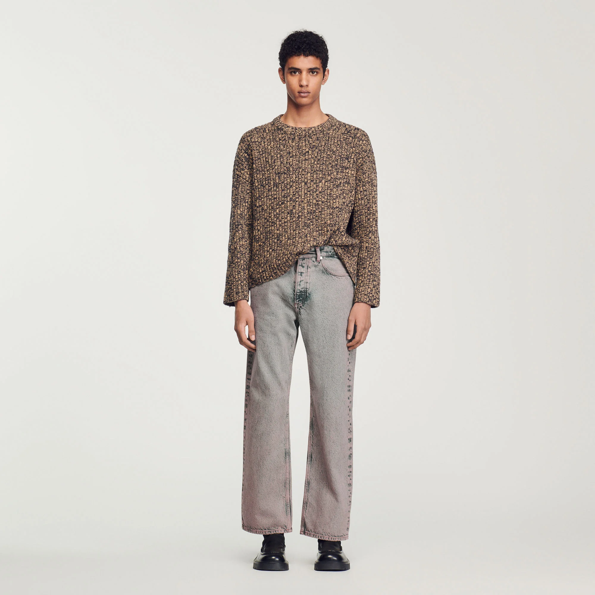 Oversized knit sweater