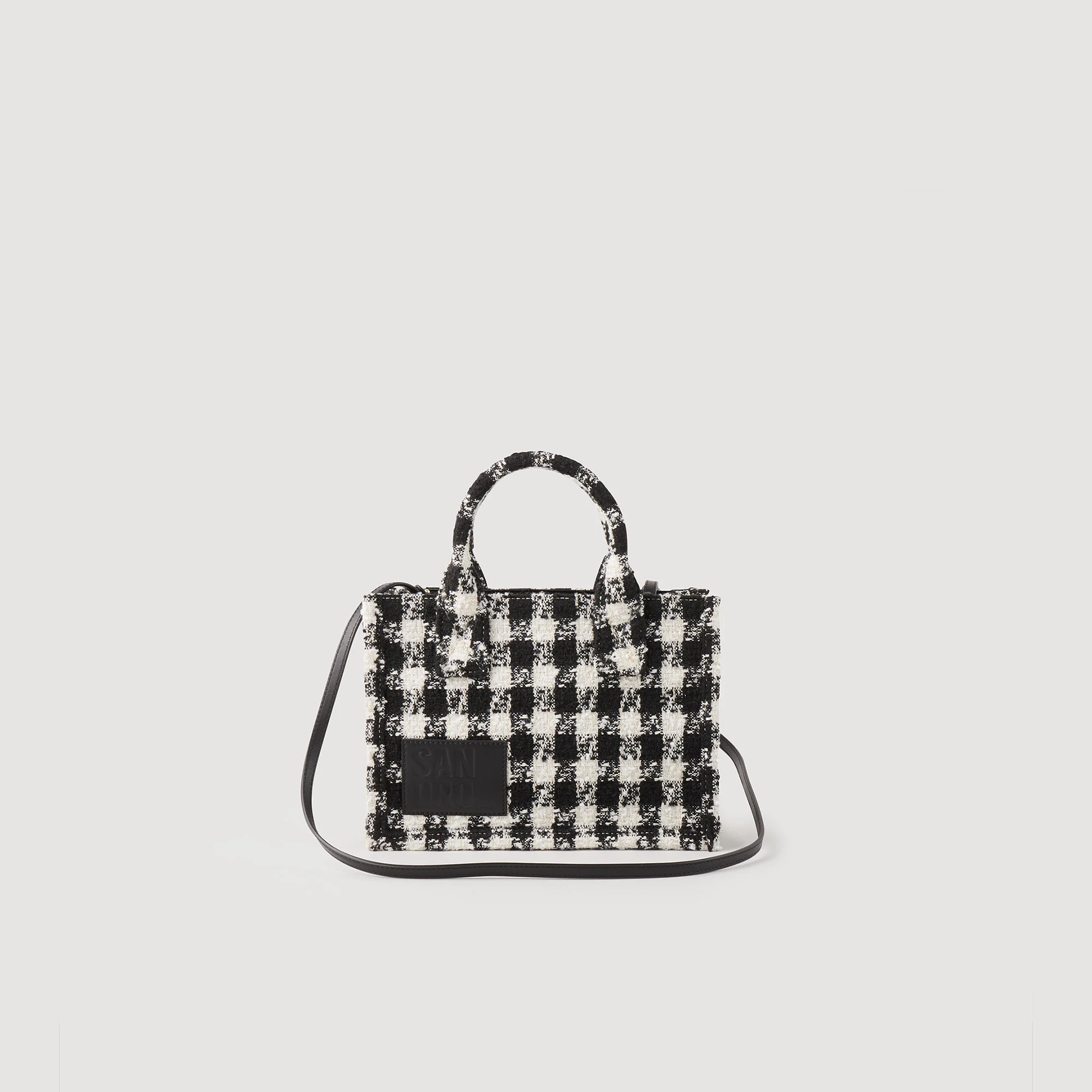 Small tweed Kasbah tote bag