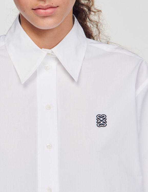 Oversized cotton shirt