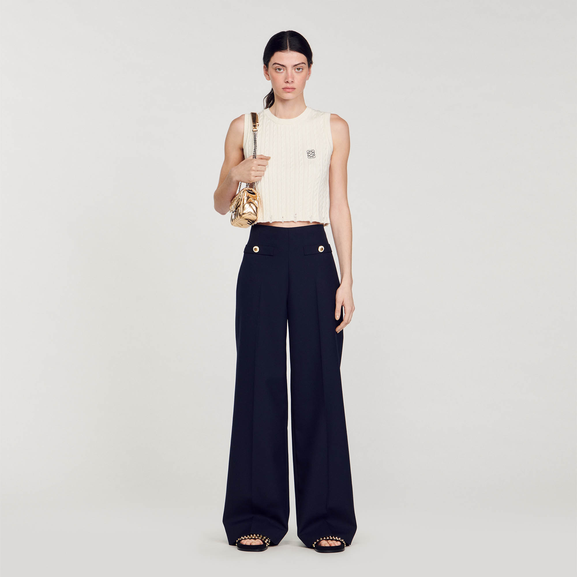 Wide-leg trousers