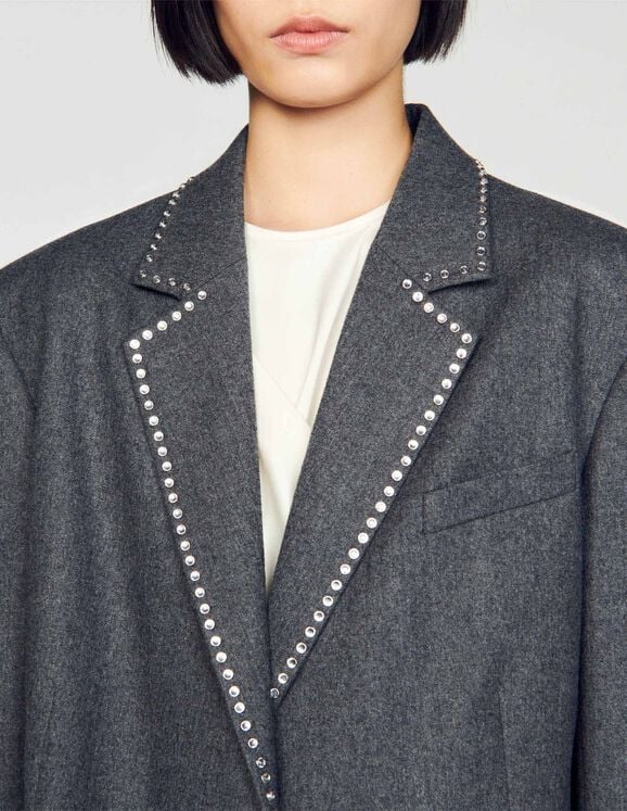 Rhinestone suit jacket