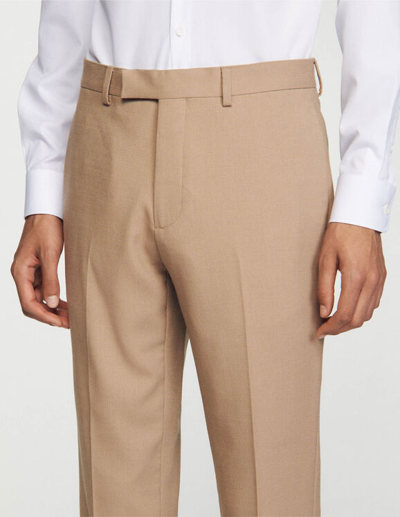 Wool suit trousers