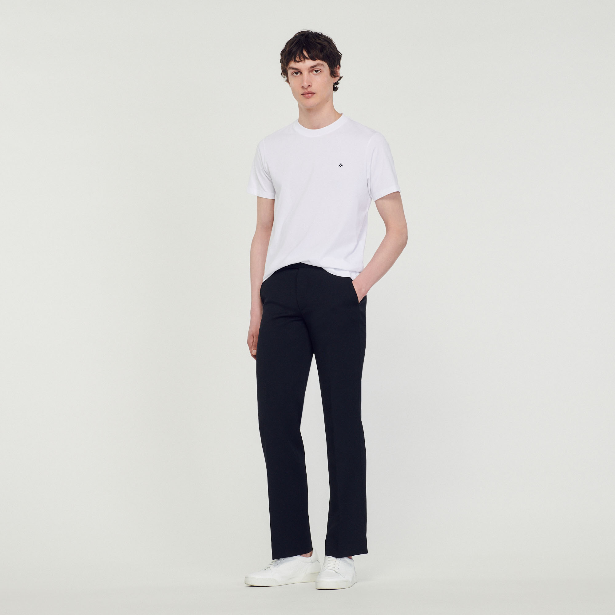 T-shirt with Square Cross patch