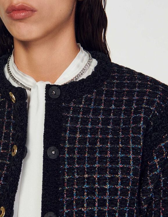 Tweed style coatigan