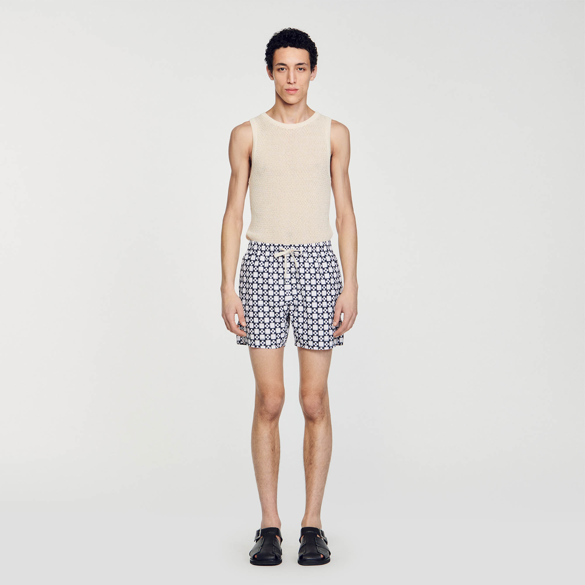 Square Cross swim shorts