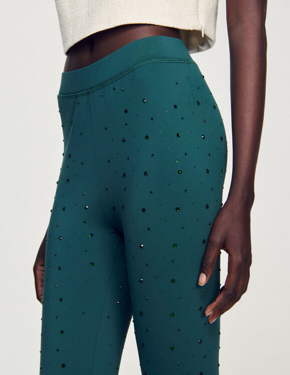 Rhinestone leggings