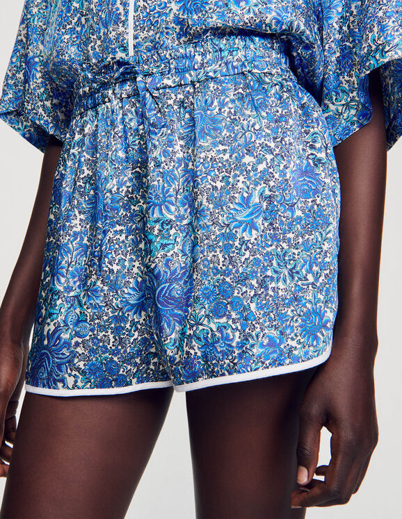 Floral print shorts
