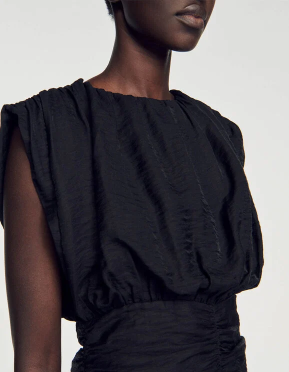 Short draped dress