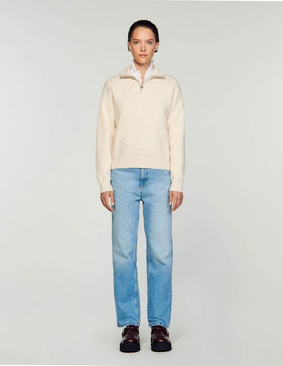 Half-zip sweater