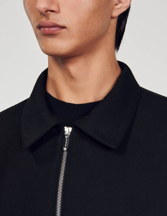 Wool blend jacket