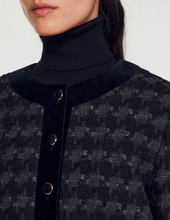 Short tweed jacket