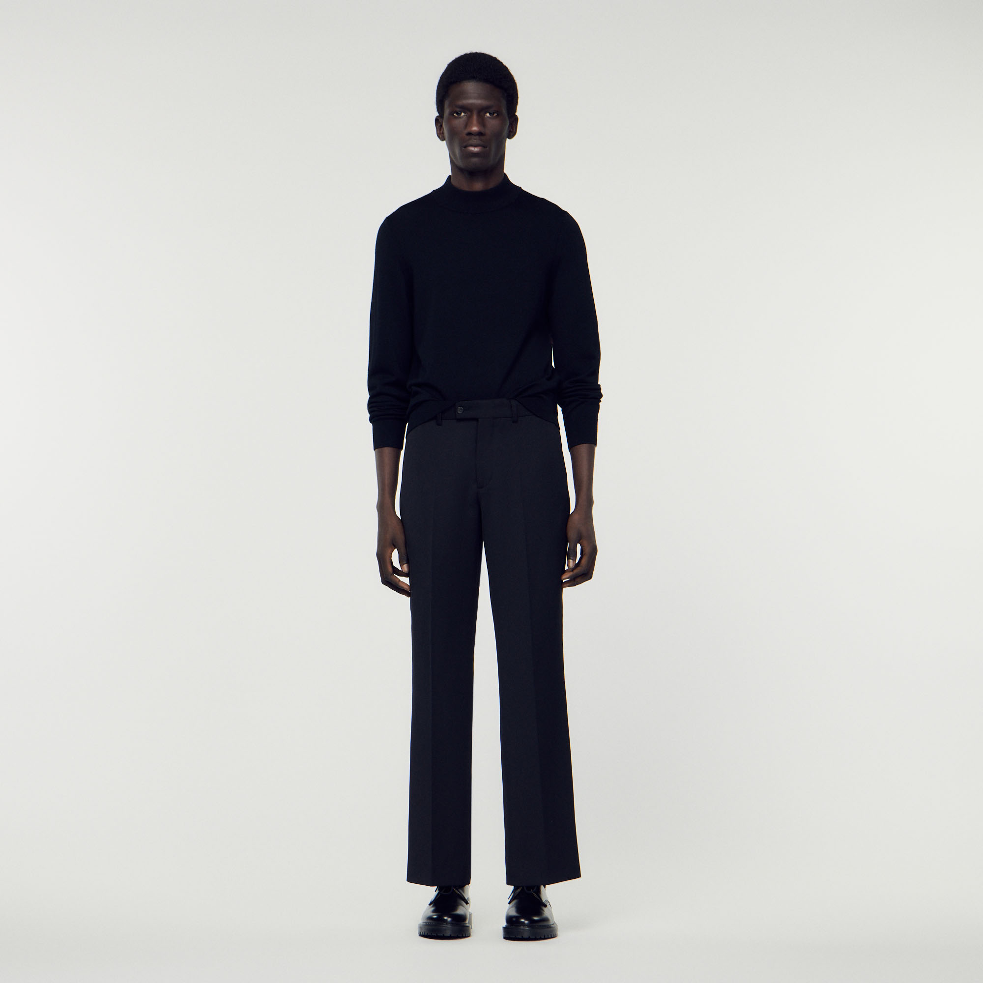 Funnel neck sweater