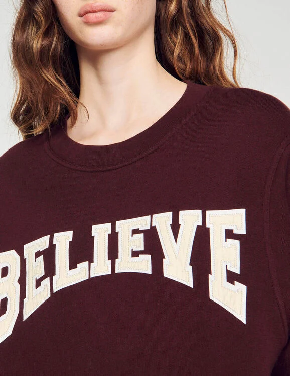 Believe sweatshirt