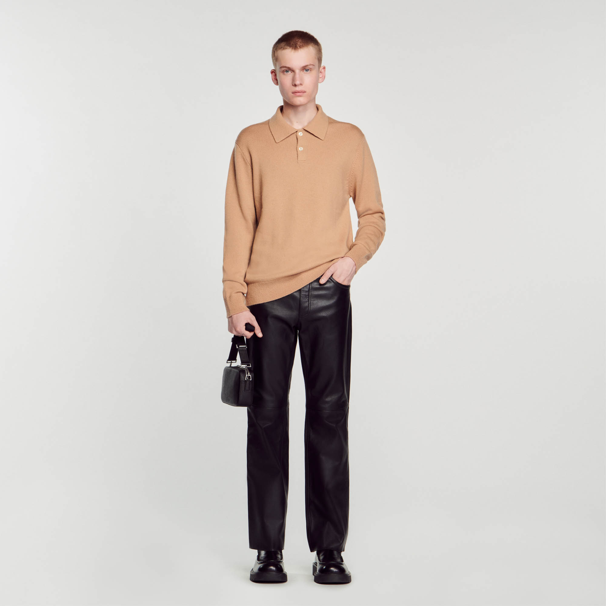 Small saffiano leather bag