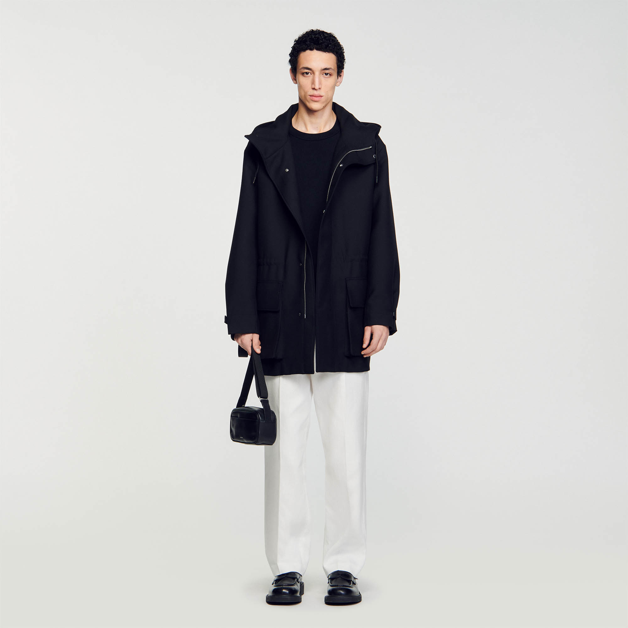 Technical fabric parka