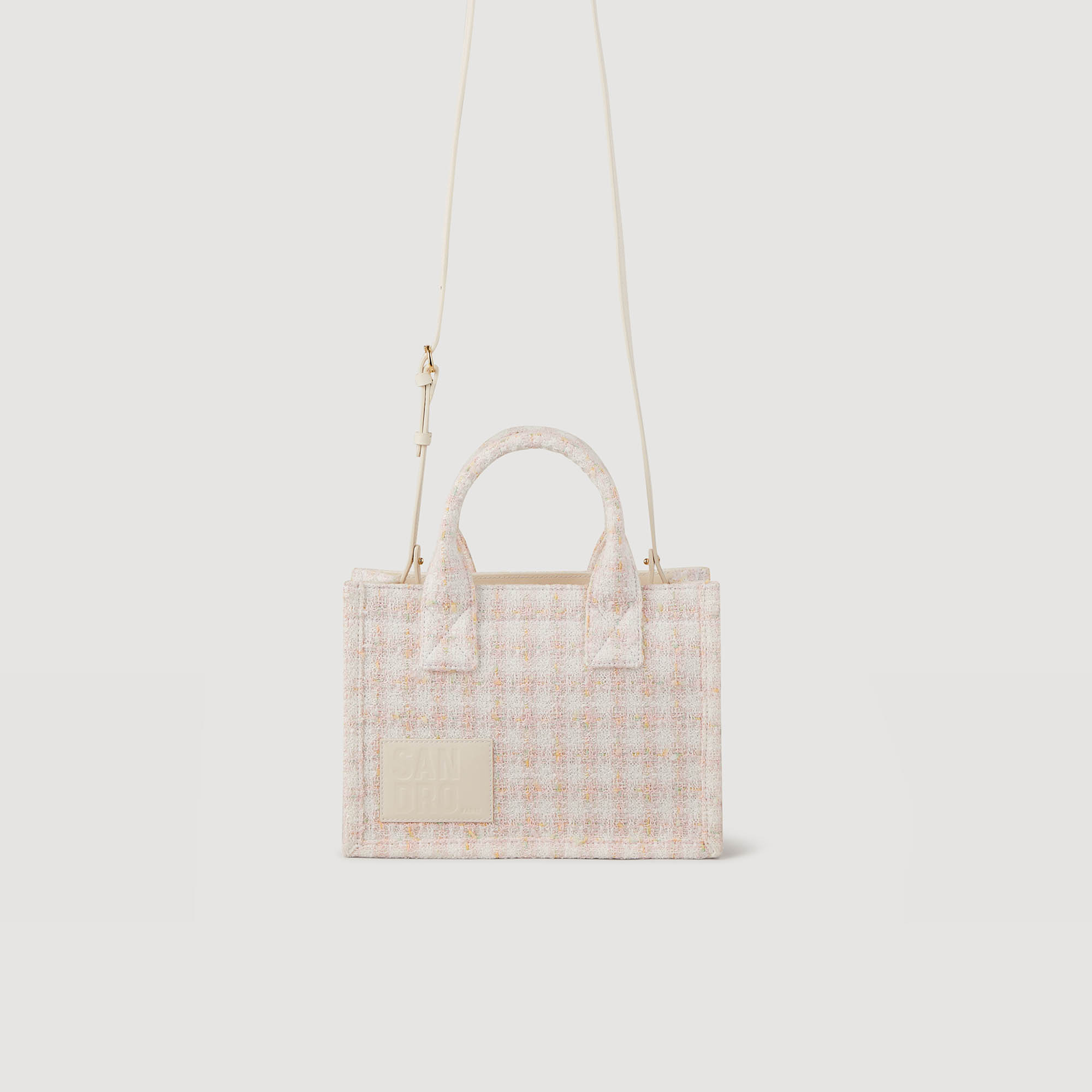 Kasbah small tweed tote bag