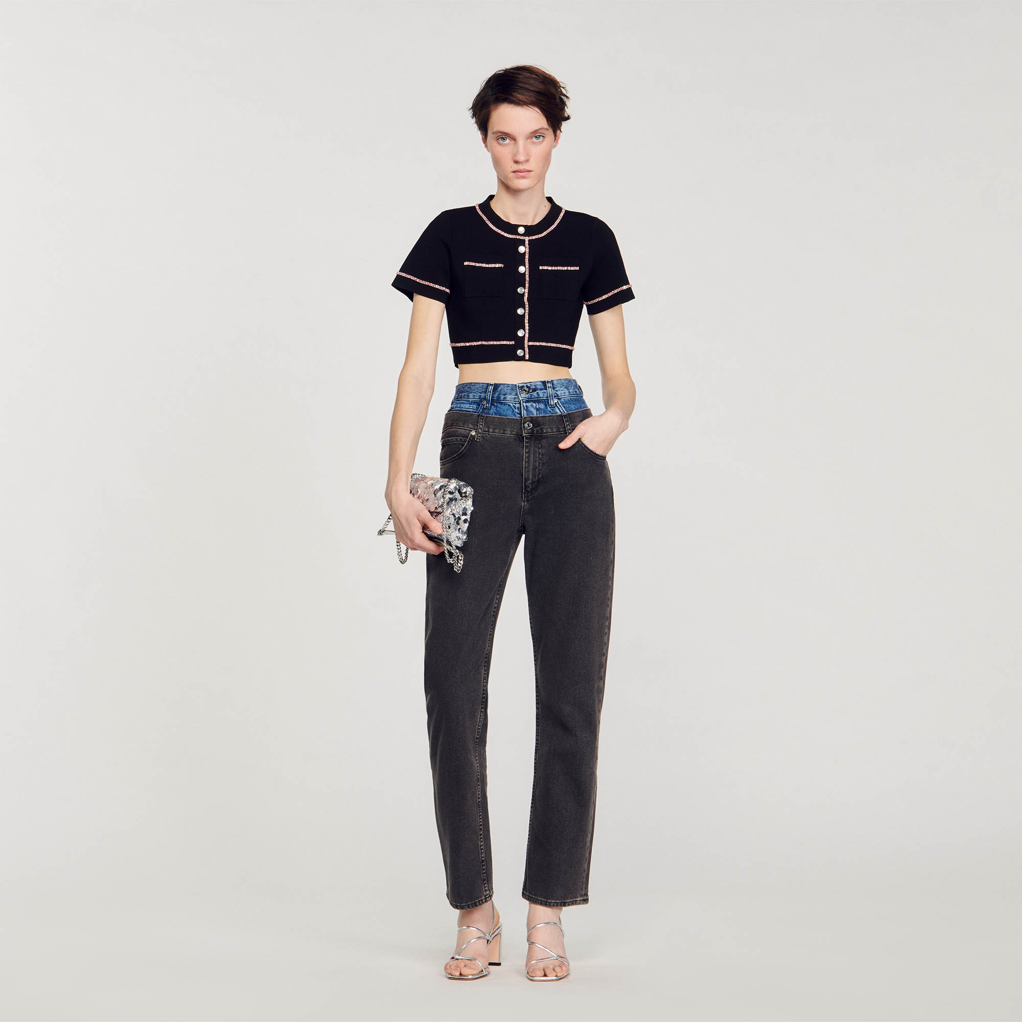 Cropped cardigan