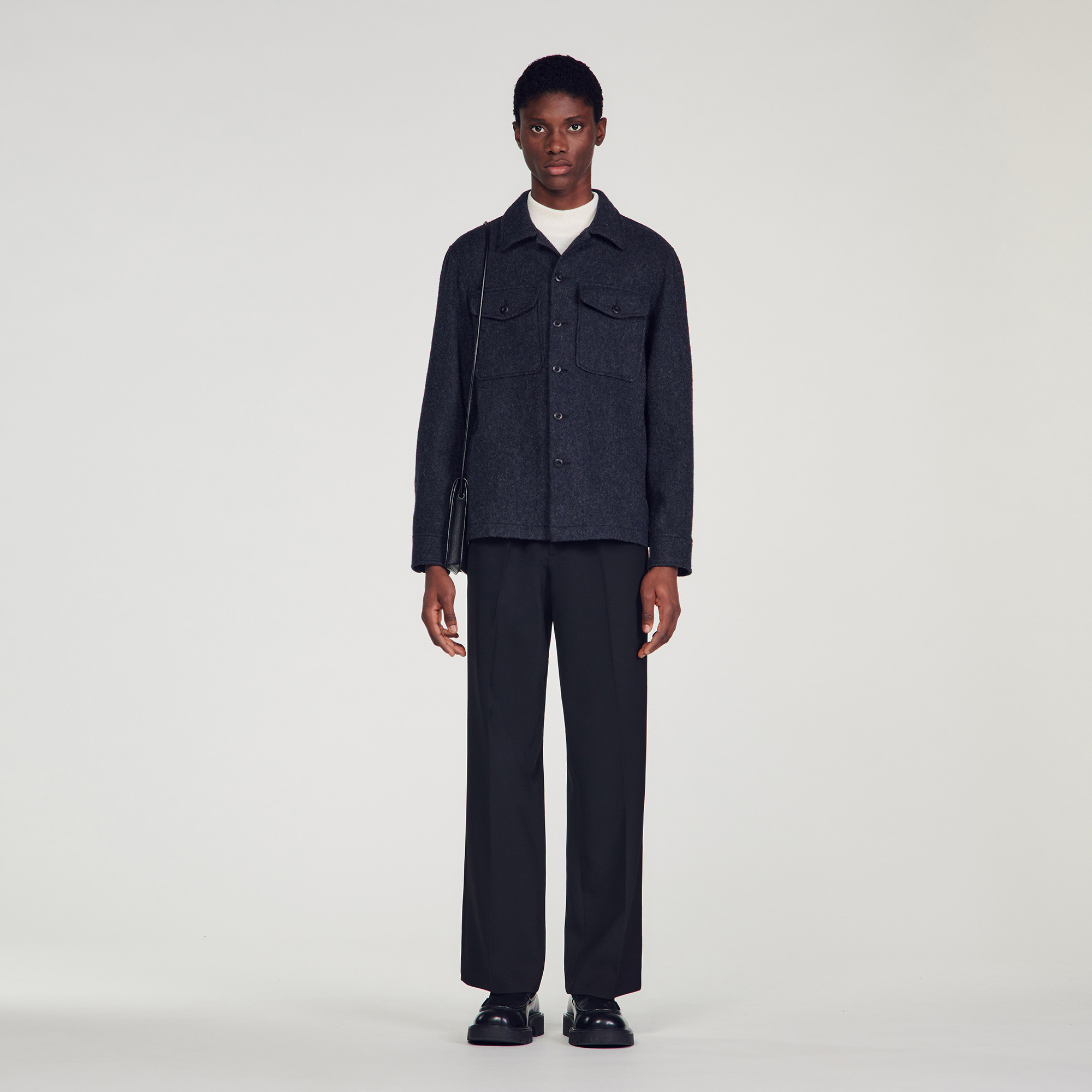 Wool overshirt
