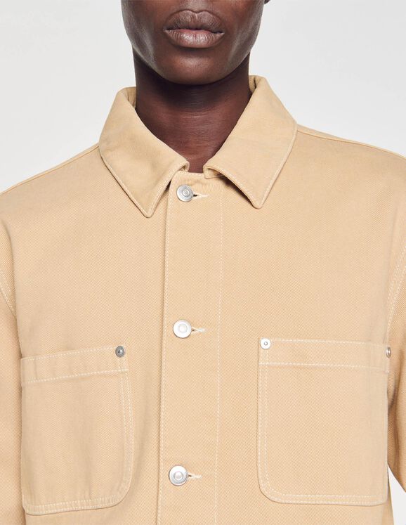 Denim worker jacket