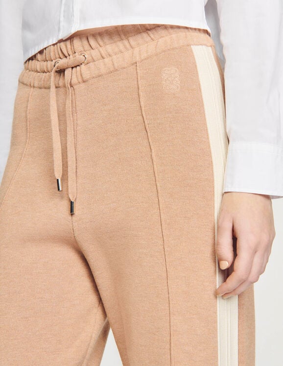 Knit jogging bottoms