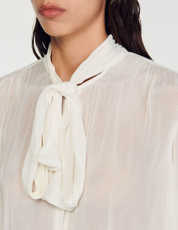 Pussy bow blouse