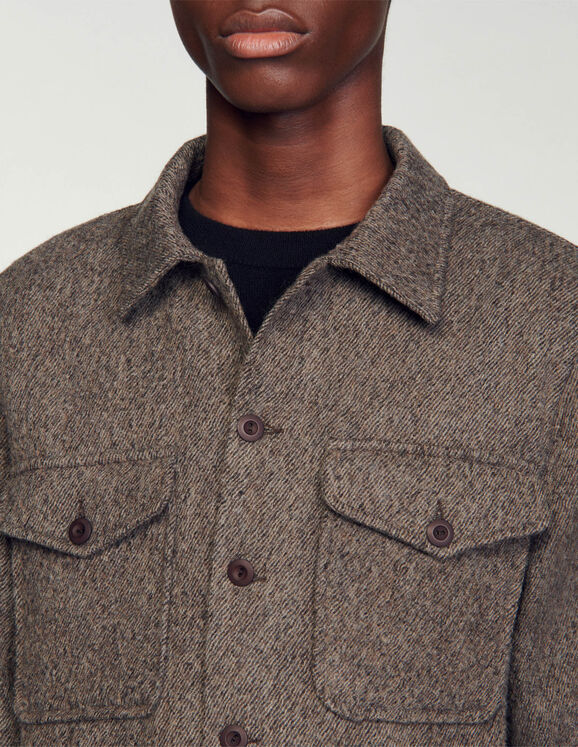 Wool overshirt