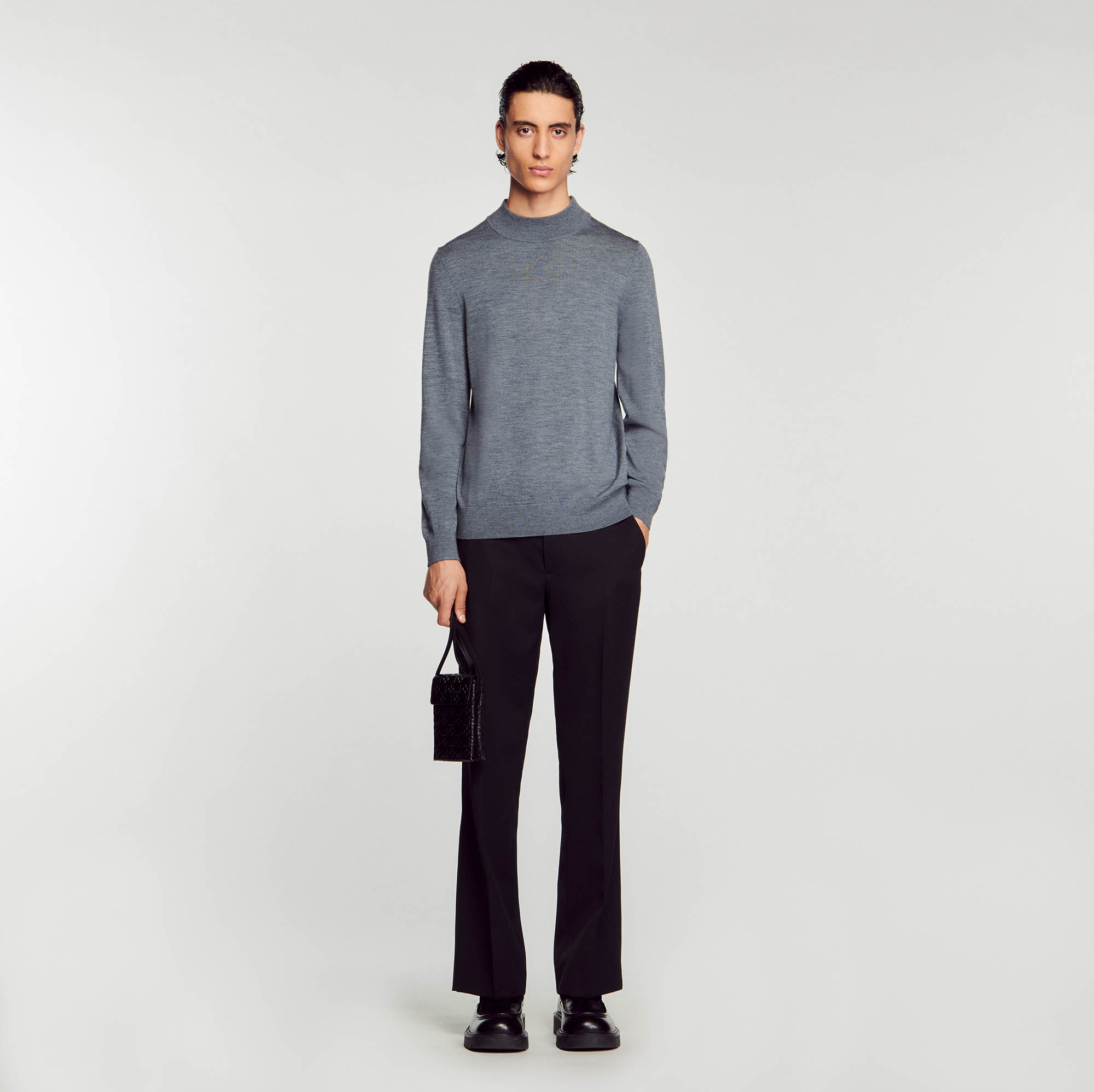 Funnel neck sweater