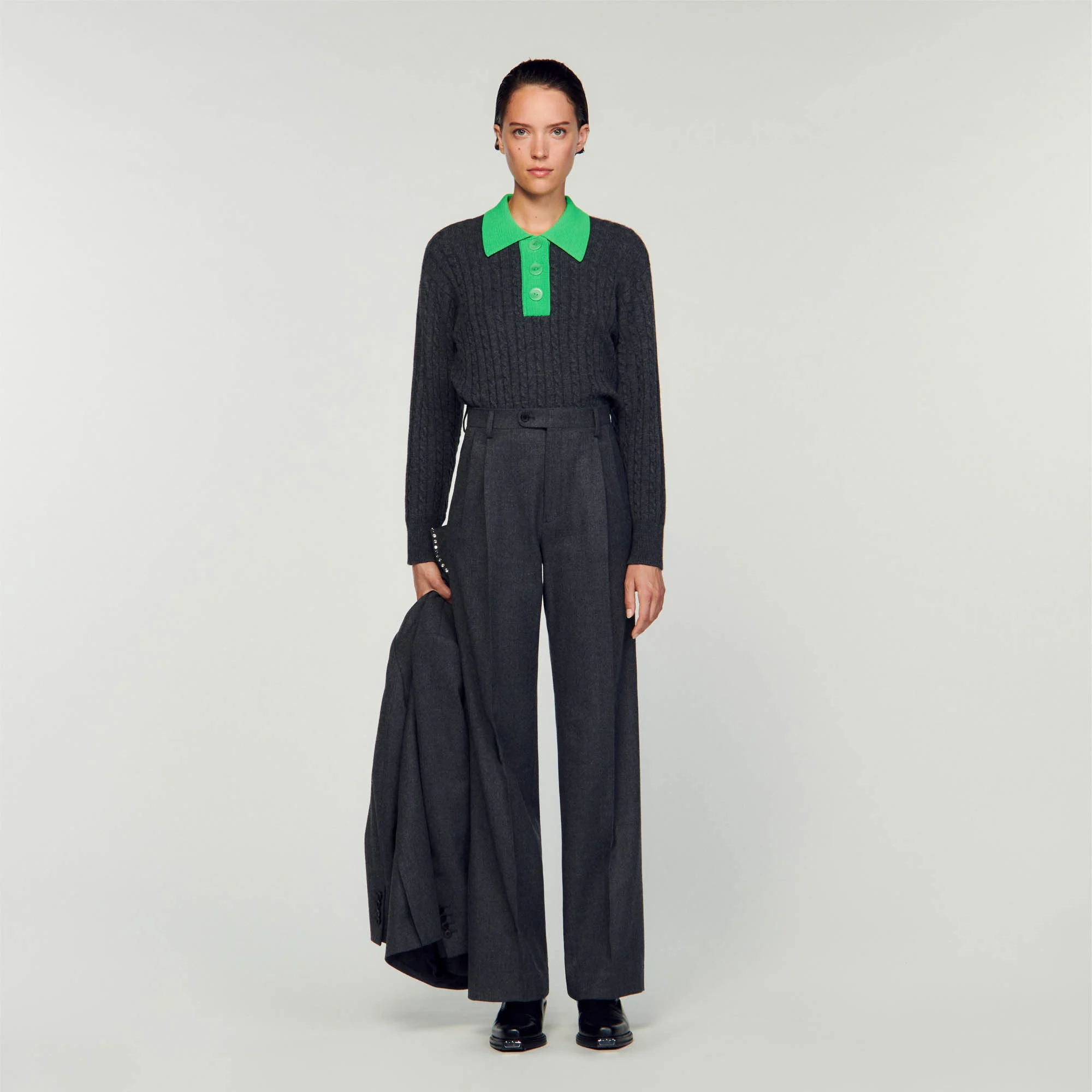 Straight-leg pants