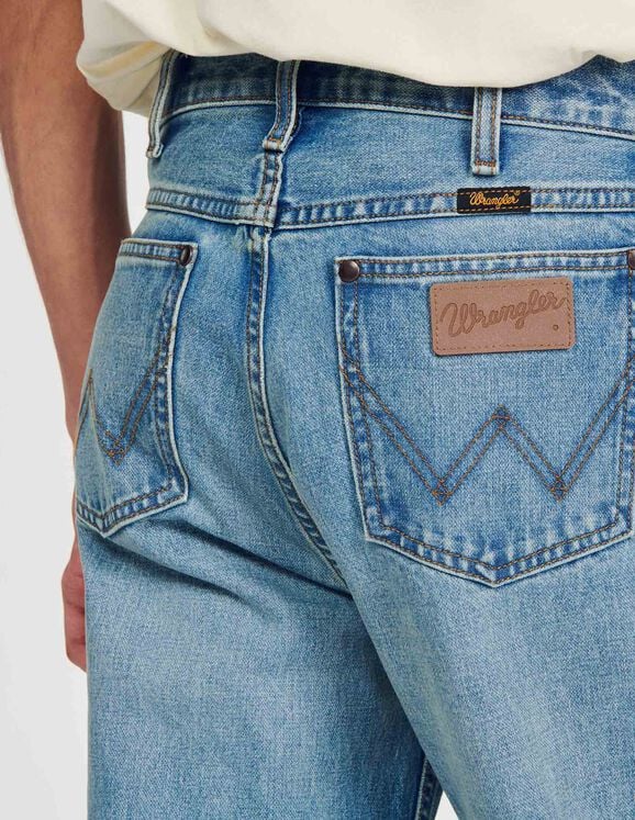 SANDROxWRANGLER faded jeans