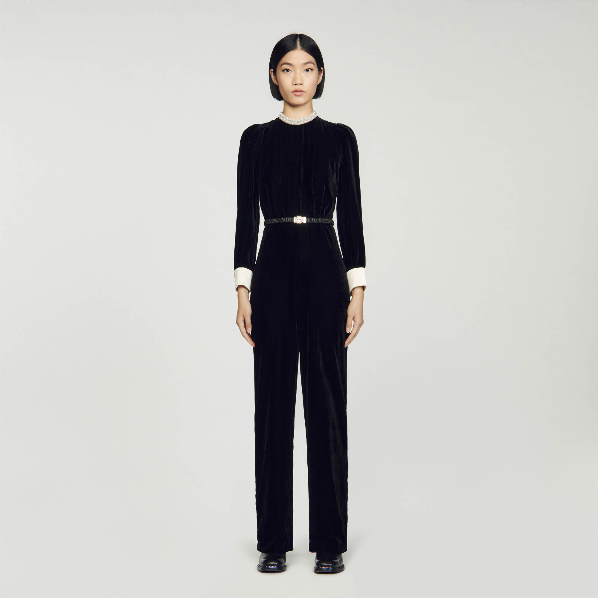 Velvet jumpsuit