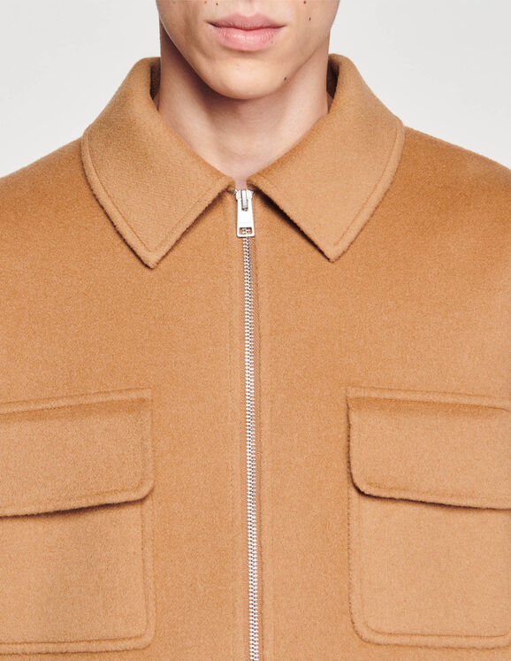 Zipped overshirt