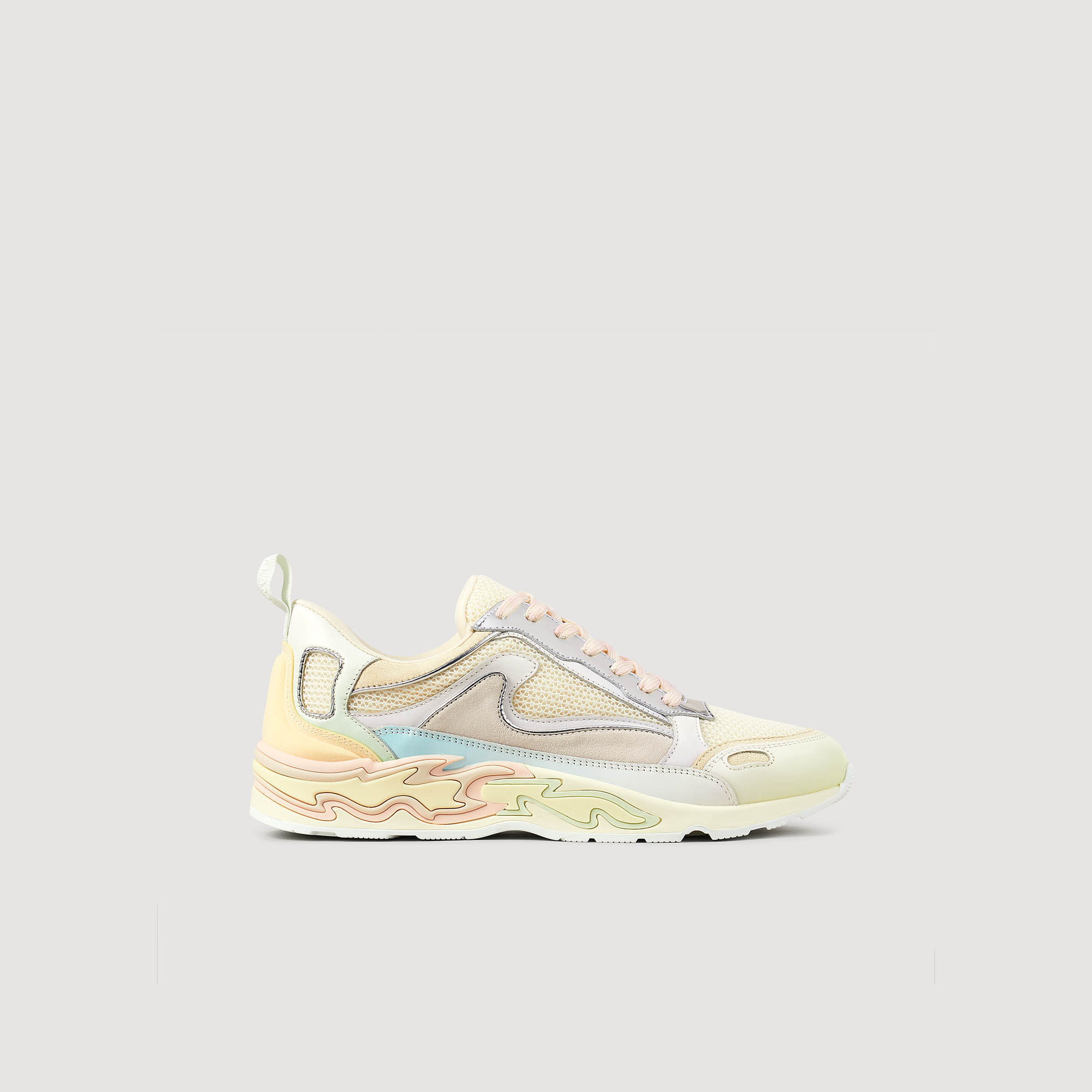 Multicoloured Flame trainers