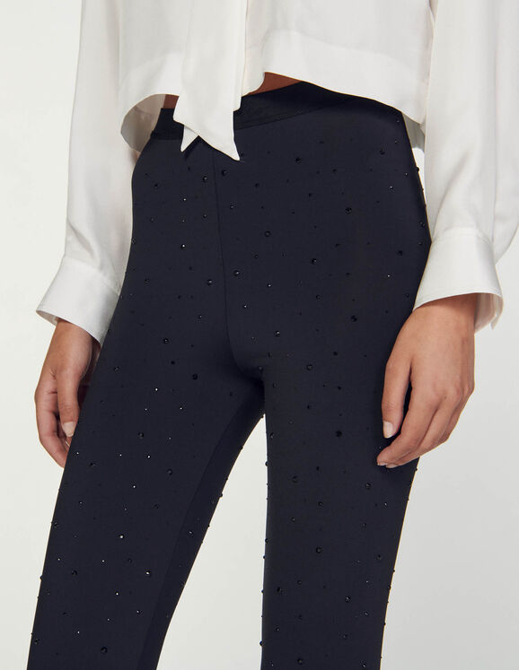Rhinestone leggings