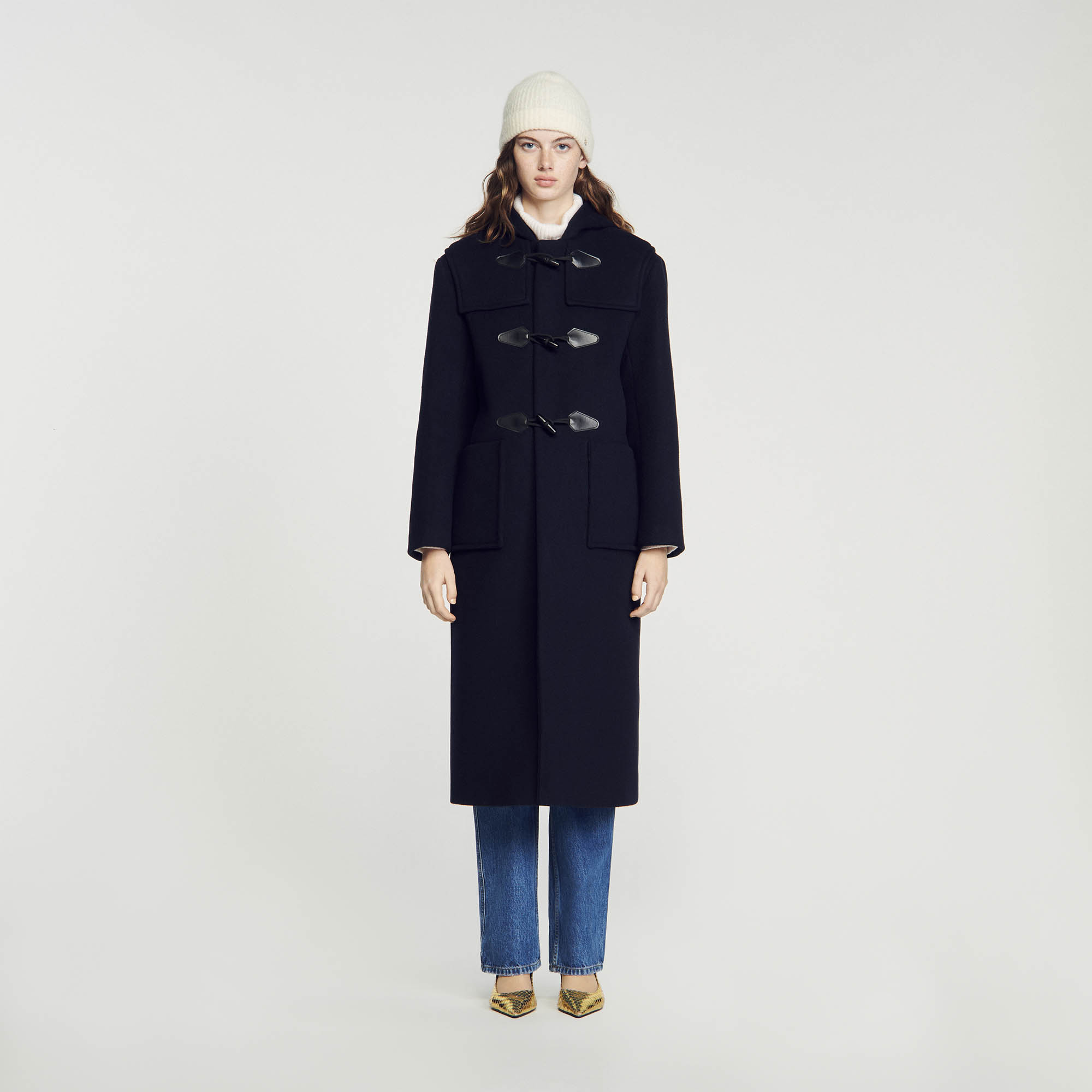 Long duffle coat