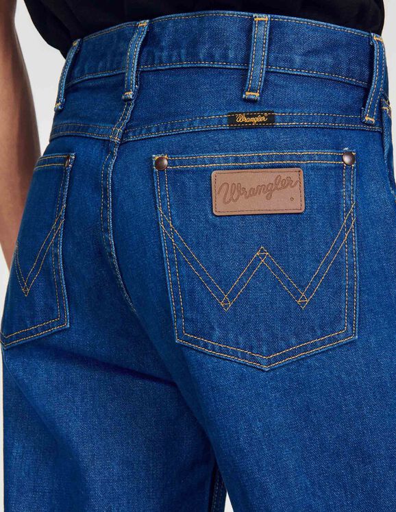SANDROxWRANGLER faded jeans