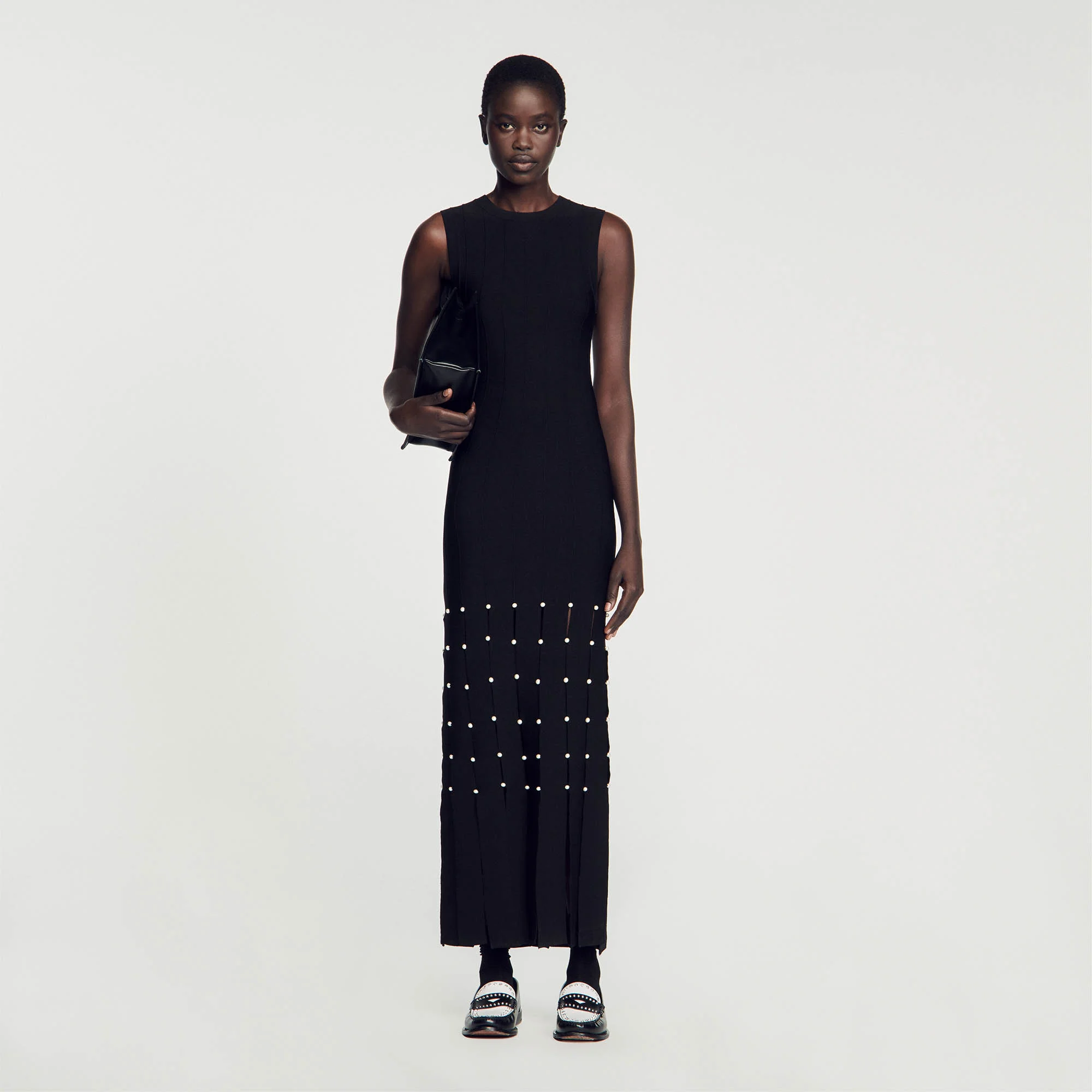 Fringed maxi dress