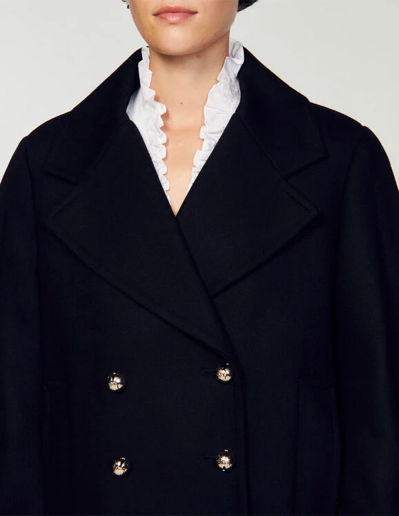 Lapel collar coat