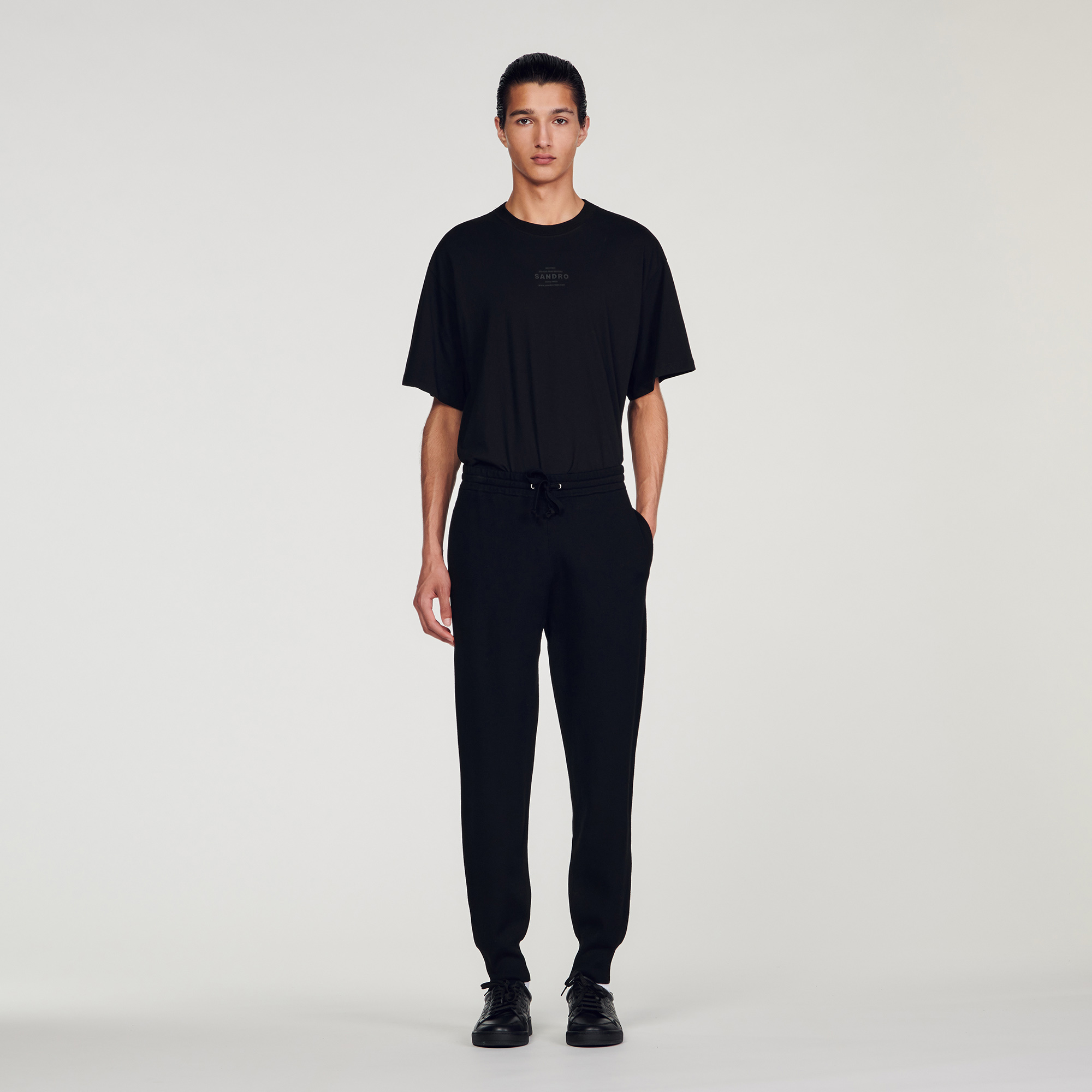 Knit jogging bottoms