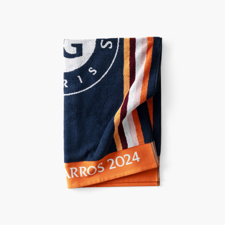 Serviette de toilette joueur•se Roland-Garros 2024 marine