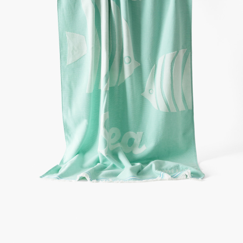 Fouta coton Sea menthe