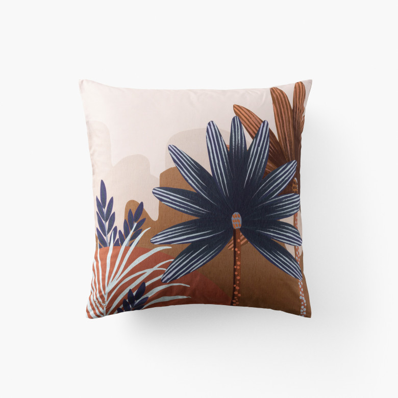 Taie d'oreiller carrée coton Sonora