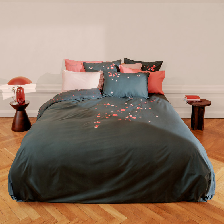 Housse de couette coton Ikebana