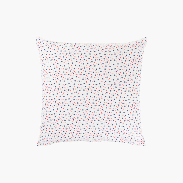 Taie d'oreiller carrée réversible coton biologique Ptitchic renard enfant