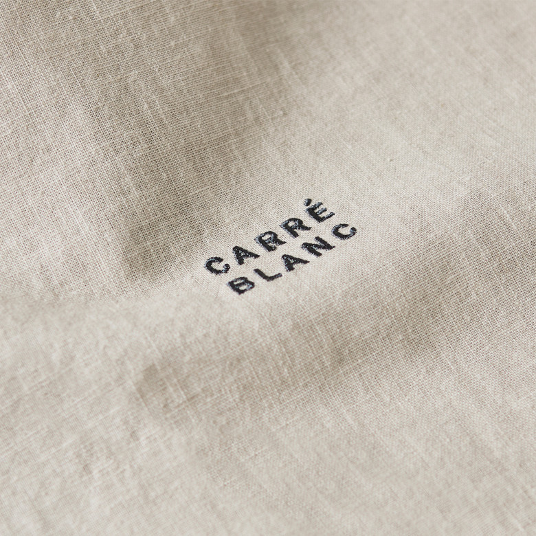 Essuie verres coton et lin Signature grege