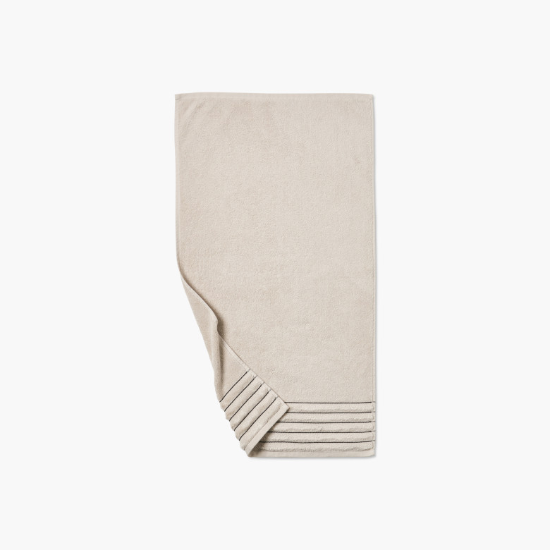 Serviette de toilette coton Ikebana mastic