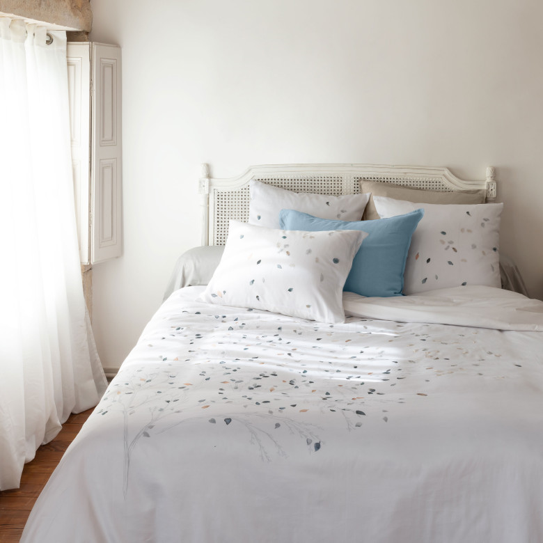 Housse de couette satin de coton Equinoxe