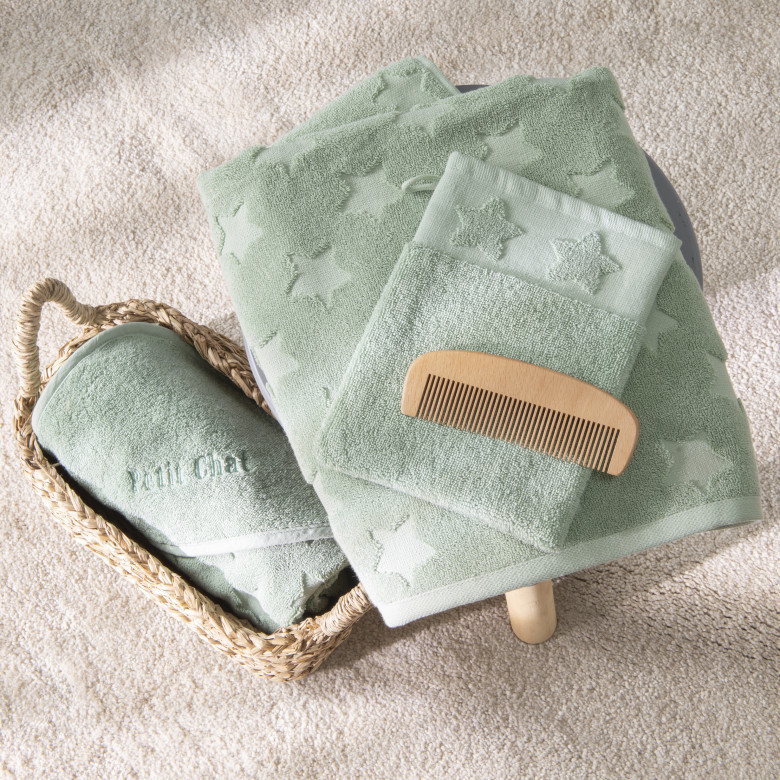 Drap de bain coton Monjour eucalyptus